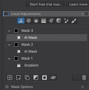 New masking panel in PhotoLab 9